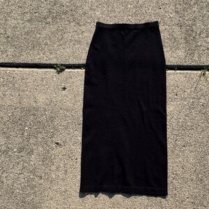 Moda International Black Maxi Skirt